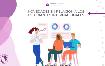 Novedades en relación a los estudiantes internacionales