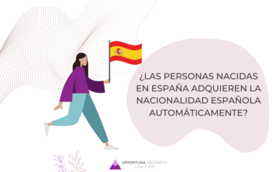 ¿Las personas nacidas en España adquieren la nacionalidad española automáticamente?