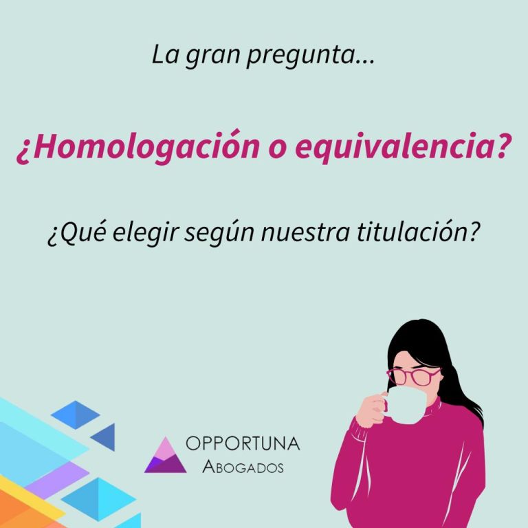 HOMOLOGACIÓN Y EQUIVALENCIA DE TÍTULOS UNIVERSITARIOS