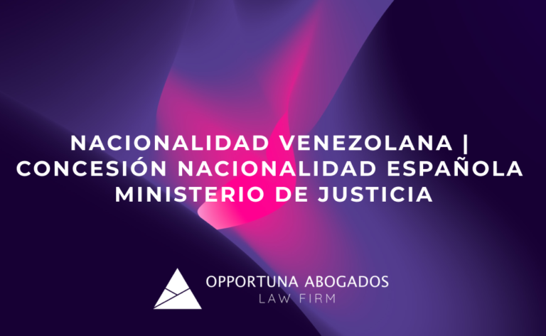 CONCESIÓN NACIONALIDAD ESPAÑOLA MINISTERIO DE JUSTICIA